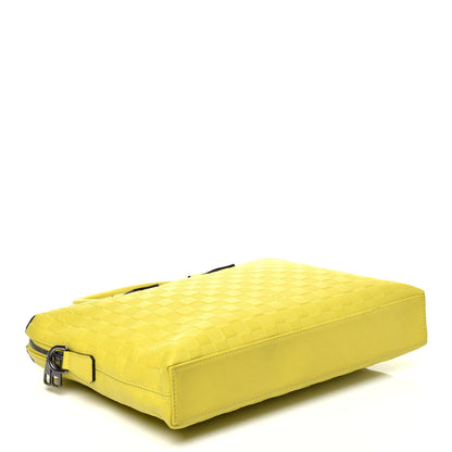 Louis Vuitton Damier Infini Porte-Documents Vert Acide 4 of 9