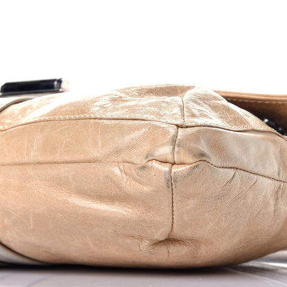 Lanvin Calfskin Hero Shoulder Bag Beige 8 of 9