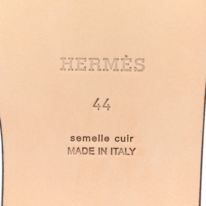 Hermes Epsom Mens Izmir Sandals 44 Marine 8 of 9