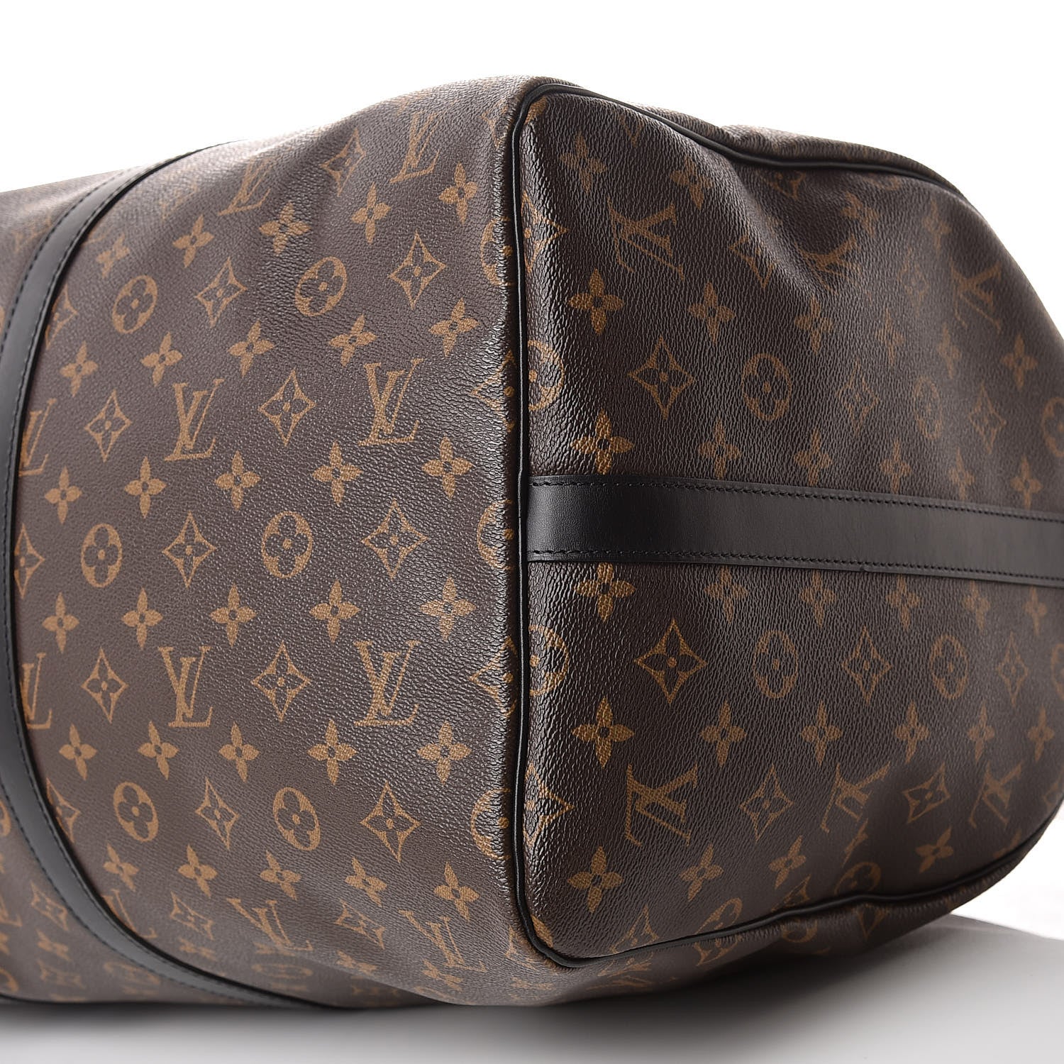 Louis Vuitton Monogram Macassar Keepall Bandouliere 55 9 of 9