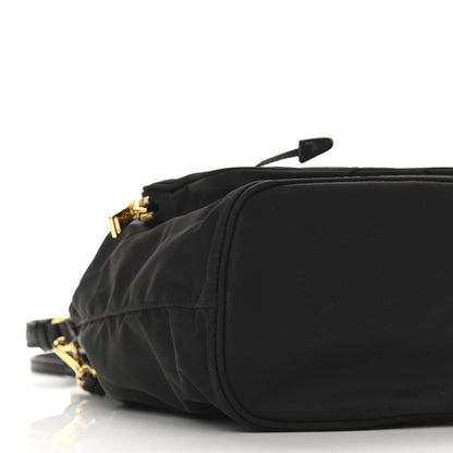 Prada Re-Nylon Duet Drawstring Shoulder Bag Black 9 of 10
