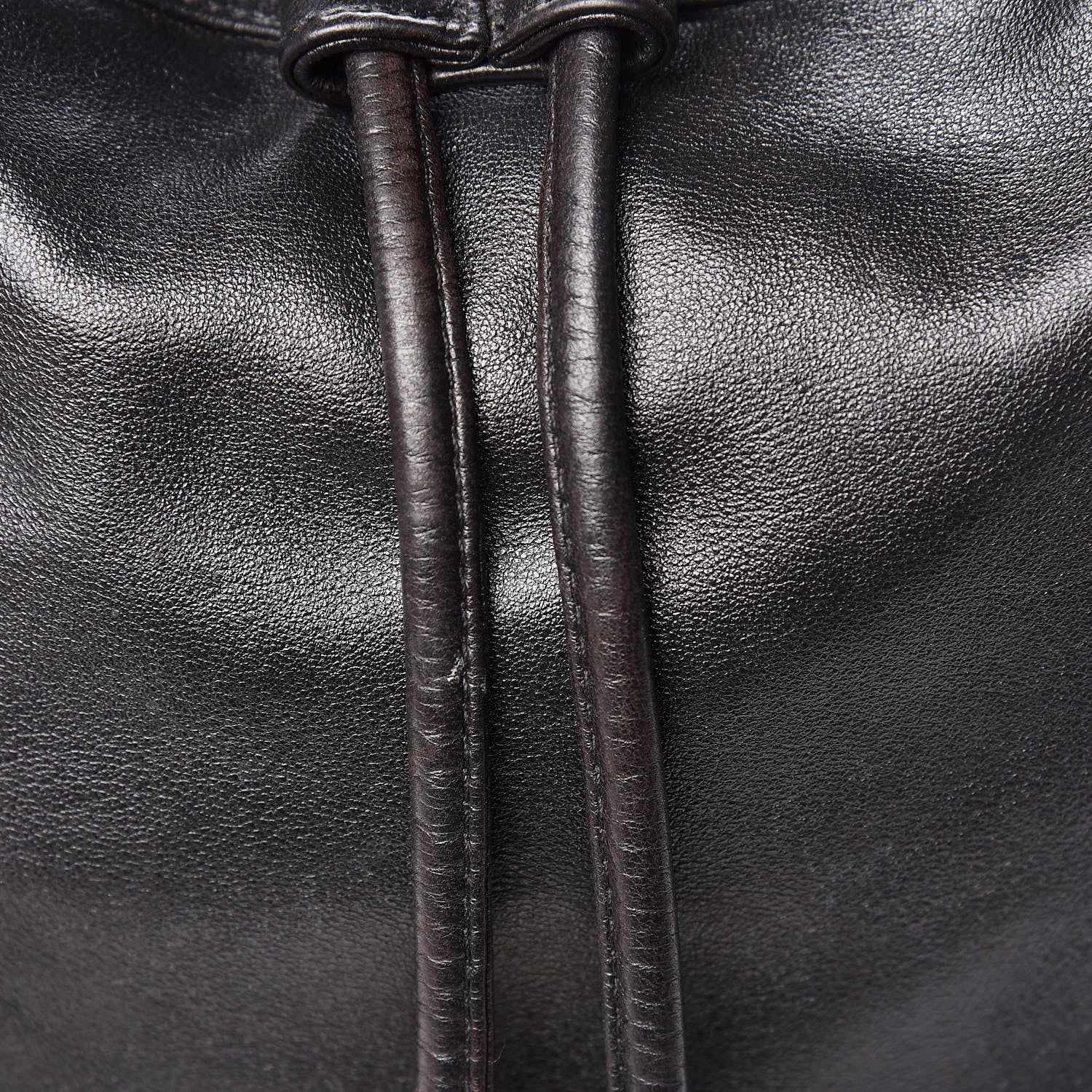 Chanel Lambskin CC Drawstring Shoulder Bag Black 21 of 21
