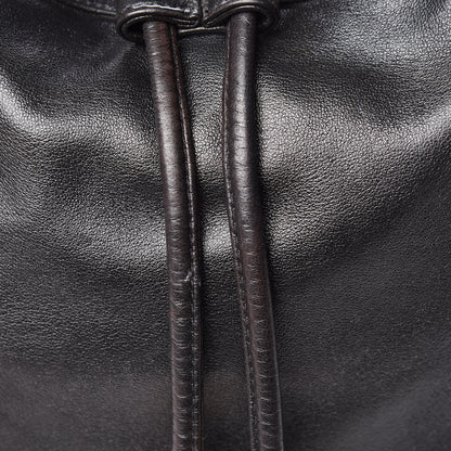 Chanel Lambskin CC Drawstring Shoulder Bag Black 21 of 21