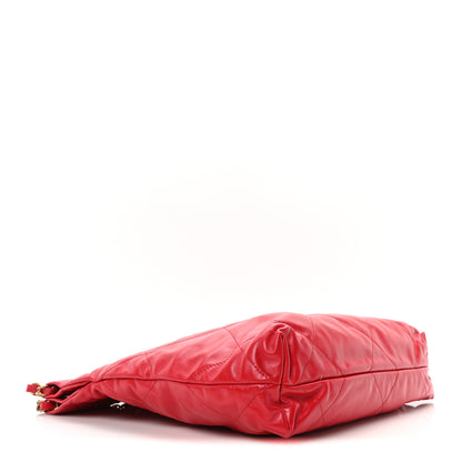 Chanel Shiny Calfskin Quilted Small Chanel 22 Red 5 of 11