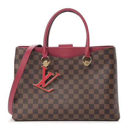 Louis Vuitton Damier Ebene LV Riverside Lie De Vin 1 of 12