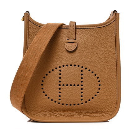 Hermes Taurillon Clemence Evelyne TPM Biscuit 1 of 8