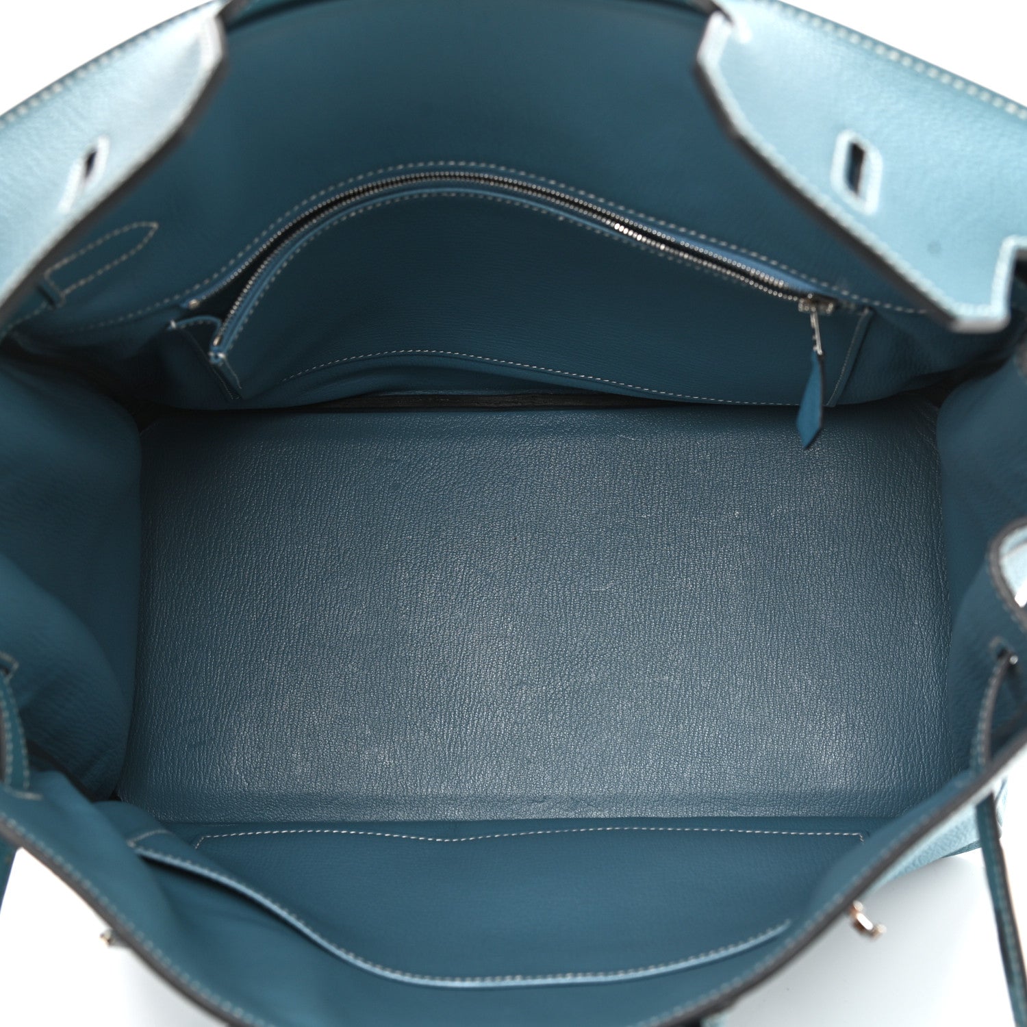 Hermes Togo Birkin 35 Blue Jean 5 of 10
