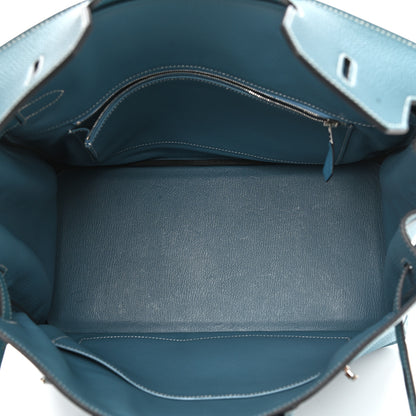 Hermes Togo Birkin 35 Blue Jean 5 of 10