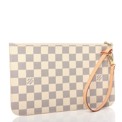 Louis Vuitton Damier Azur Neverfull MM GM Pochette 3 of 6