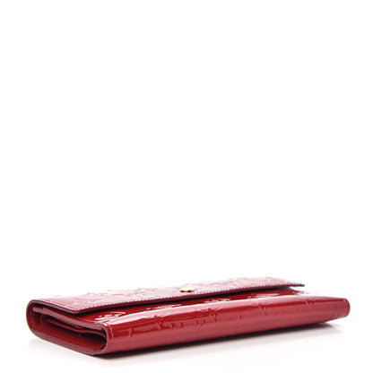 Louis Vuitton Vernis Porte Tresor International Wallet Pomme D'Amour 4 of 7