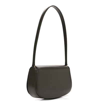 Saint Laurent Box Calfskin Mini Voltaire Shoulder Bag Urban Grey 3 of 10