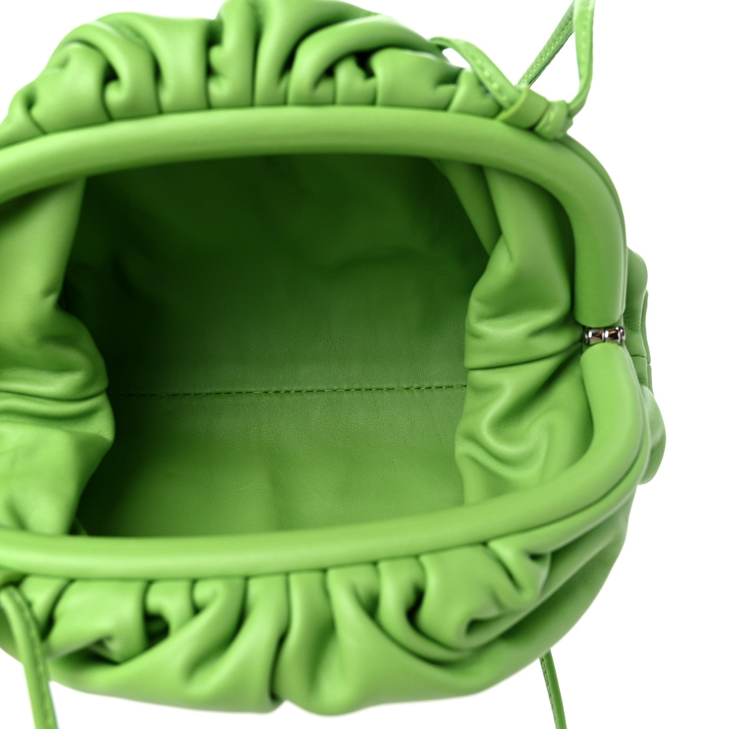 Bottega Veneta Butter Calfskin The Mini Pouch Acid Green 5 of 8