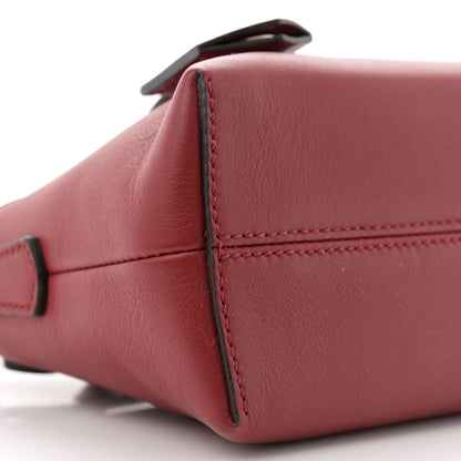 Fendi Vitello Dolce Mini By The Way Boston Bag Ciliegia 9 of 11