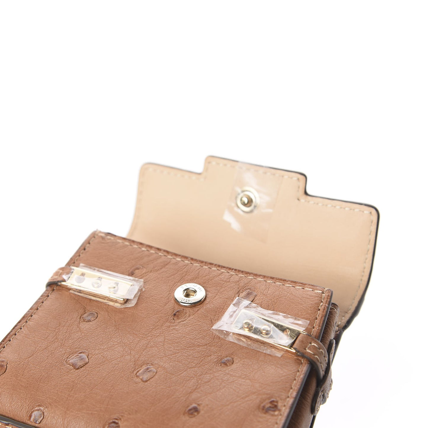Ostrich Mini Tempete Bag Charm