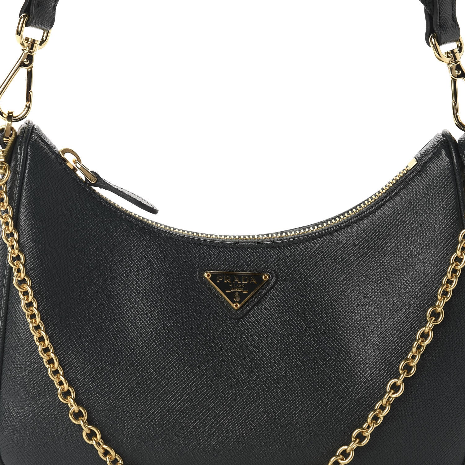 Prada Saffiano Lux Re-Edition 2005 Shoulder Bag Smeraldo 11 of 11