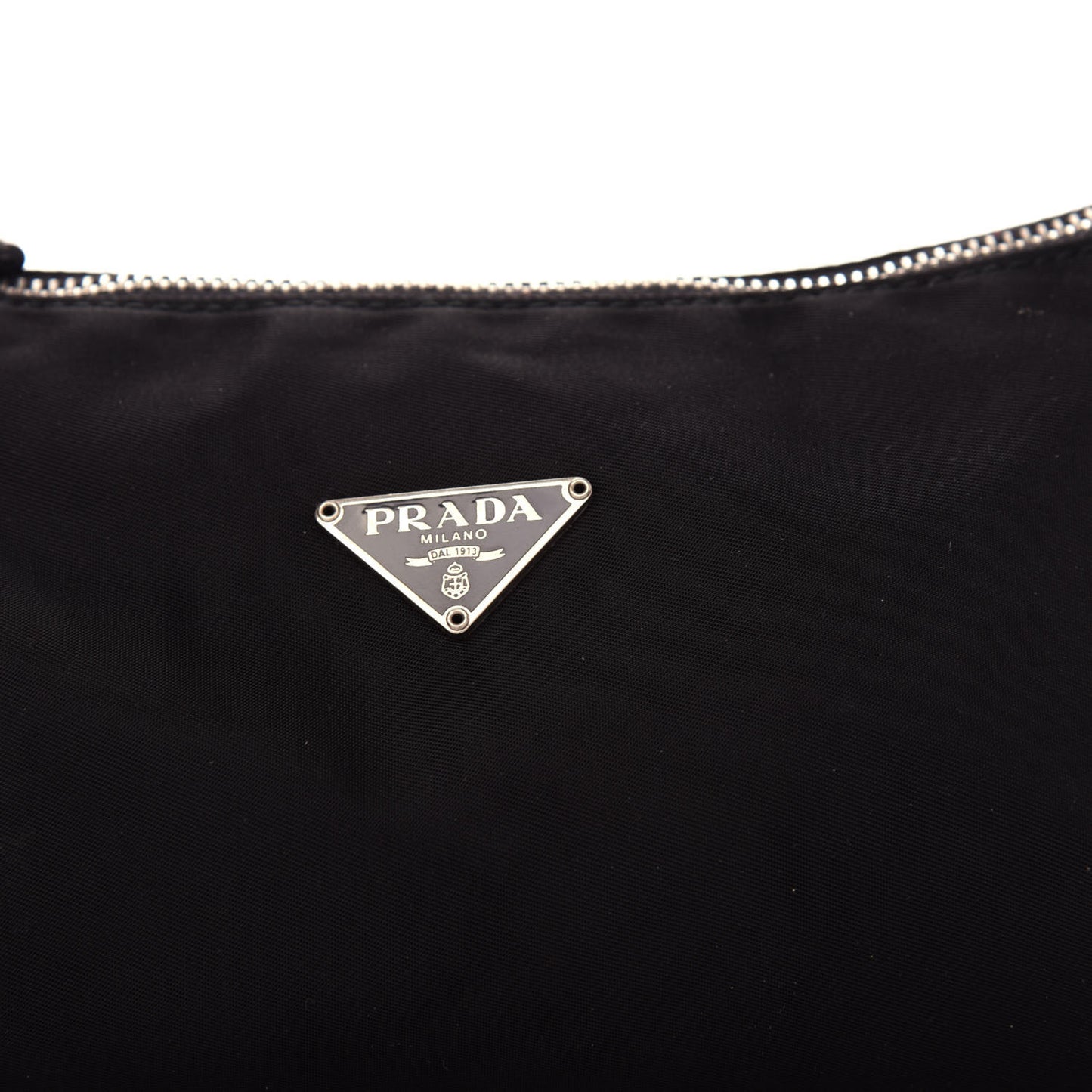 Tessuto Nylon Pochette Bag Black