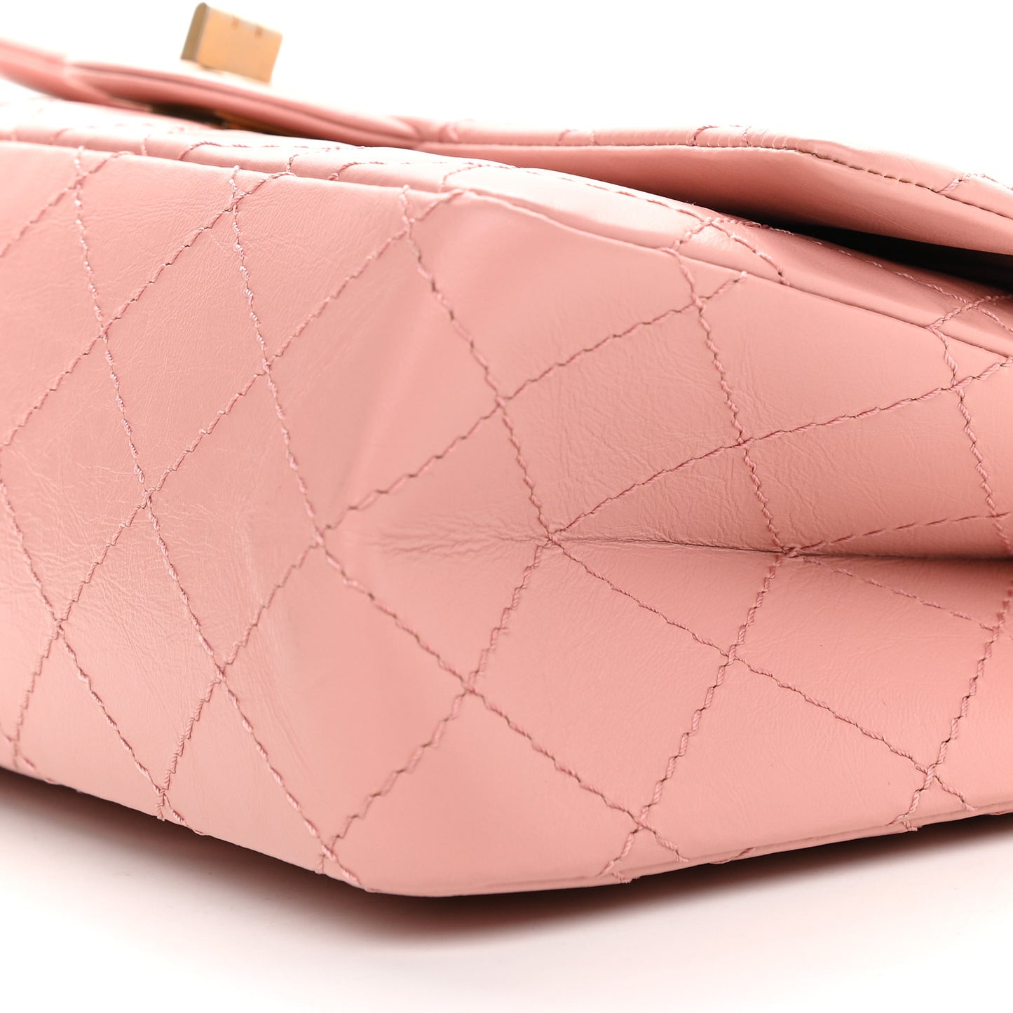 Aged Calfskin Quilted 2.55 Reissue 226 Flap Pink