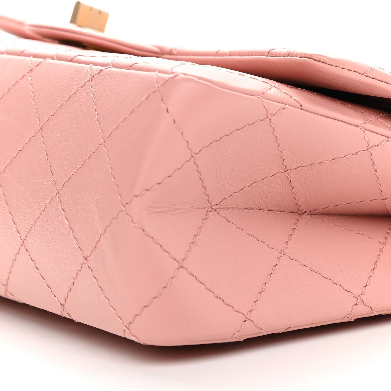 Chanel Aged Calfskin Quilted 2.55 Reissue 226 Flap Pink 9 of 9