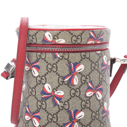 Gucci GG Supreme Monogram Childrens Sylvie Bow Print Crossbody Bag 8 of 10