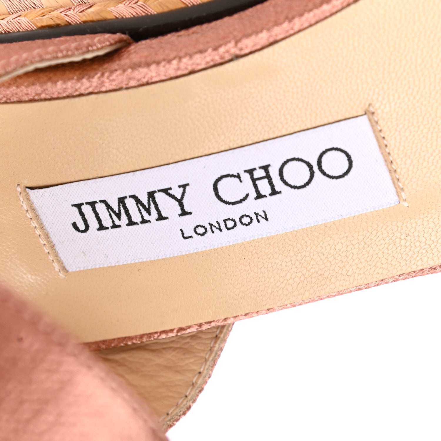Jimmy Choo Calfskin Abigail 100 Wedge Sandal 39 Rose Gold 7 of 8