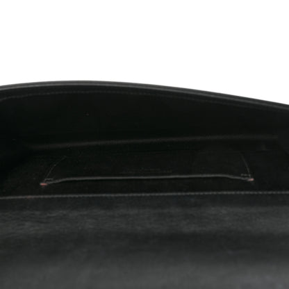 Saint Laurent Calfskin Monogram Large Belle De Jour Clutch Black 5 of 8