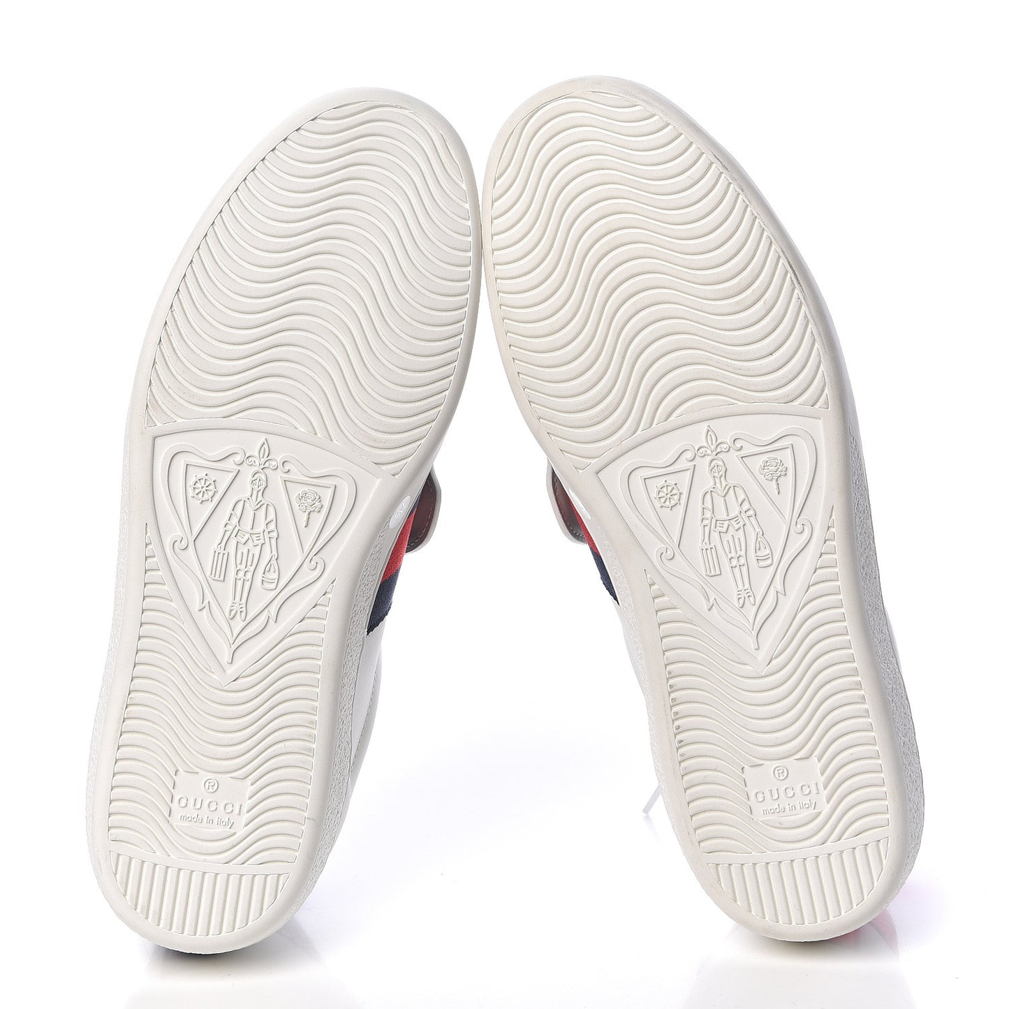 Calfskin Ayers Web Tiger Embroidered Mens Ace Sneakers7.5 White