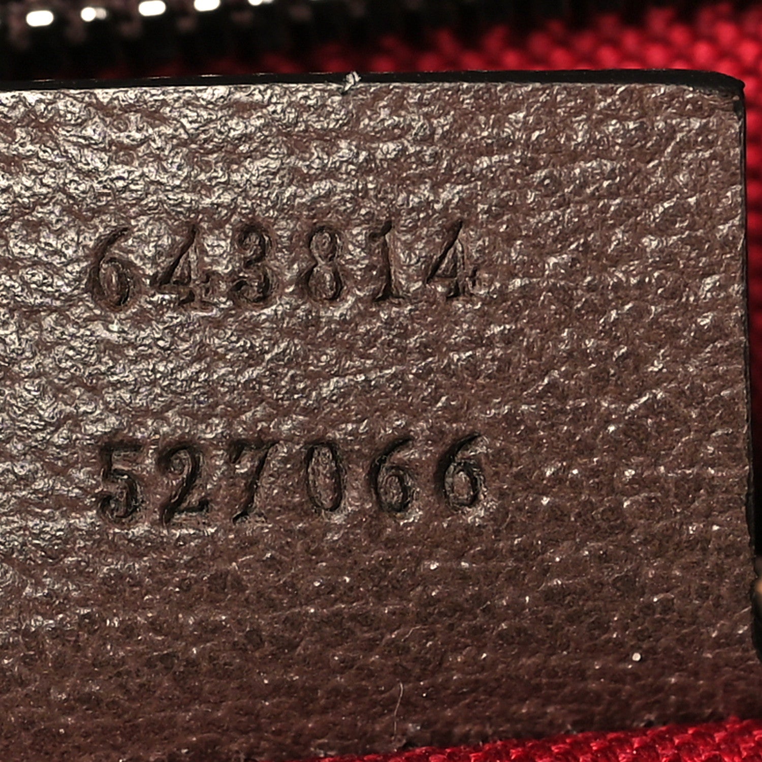 Gucci GG Supreme Monogram Textured Dollar Calfskin Small Detail Tote Beige Ebony New Acero 7 of 14