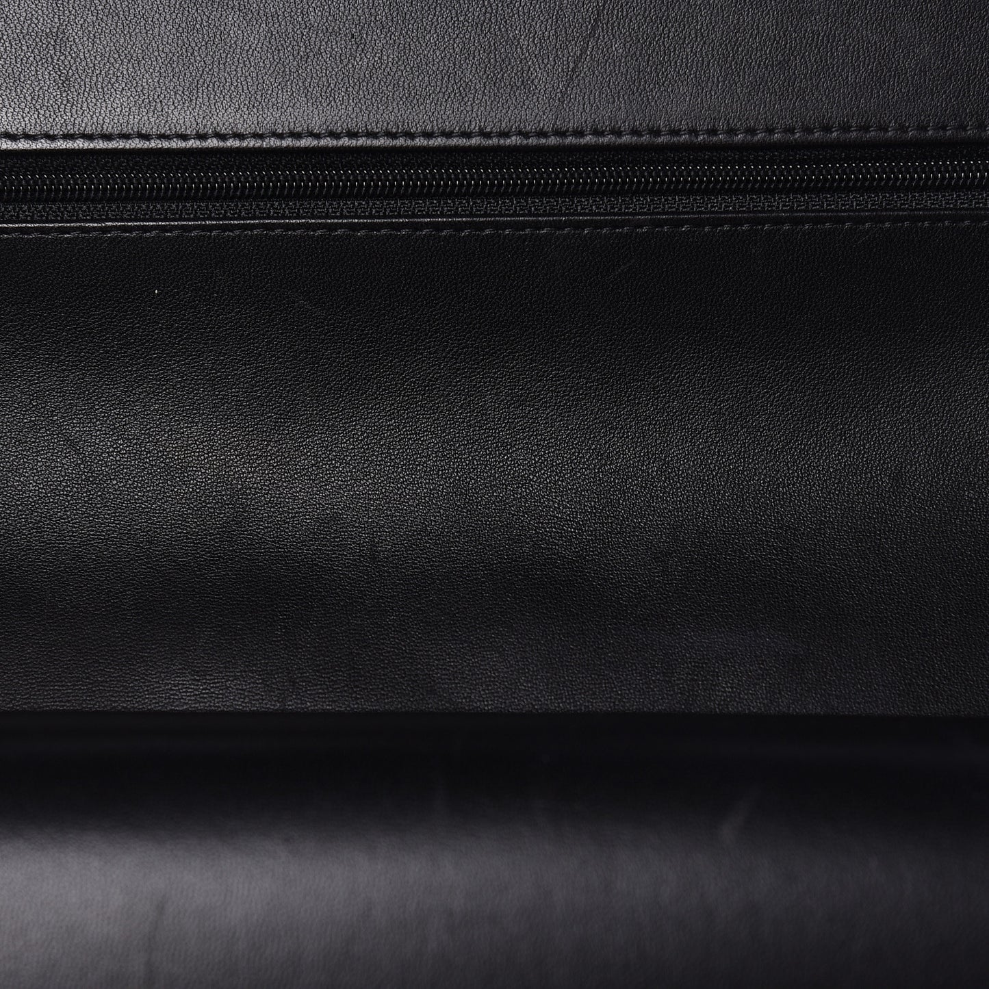 Lambskin Quilted Jumbo Double Flap Black