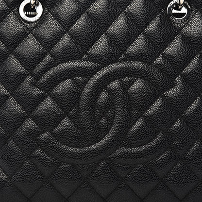 Chanel Caviar Quilted Grand Shopping Tote GST Black 12 of 12