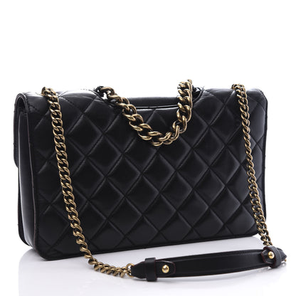 Chanel Calfskin Quilted Large Perfect Edge Flap Black 2 of 11