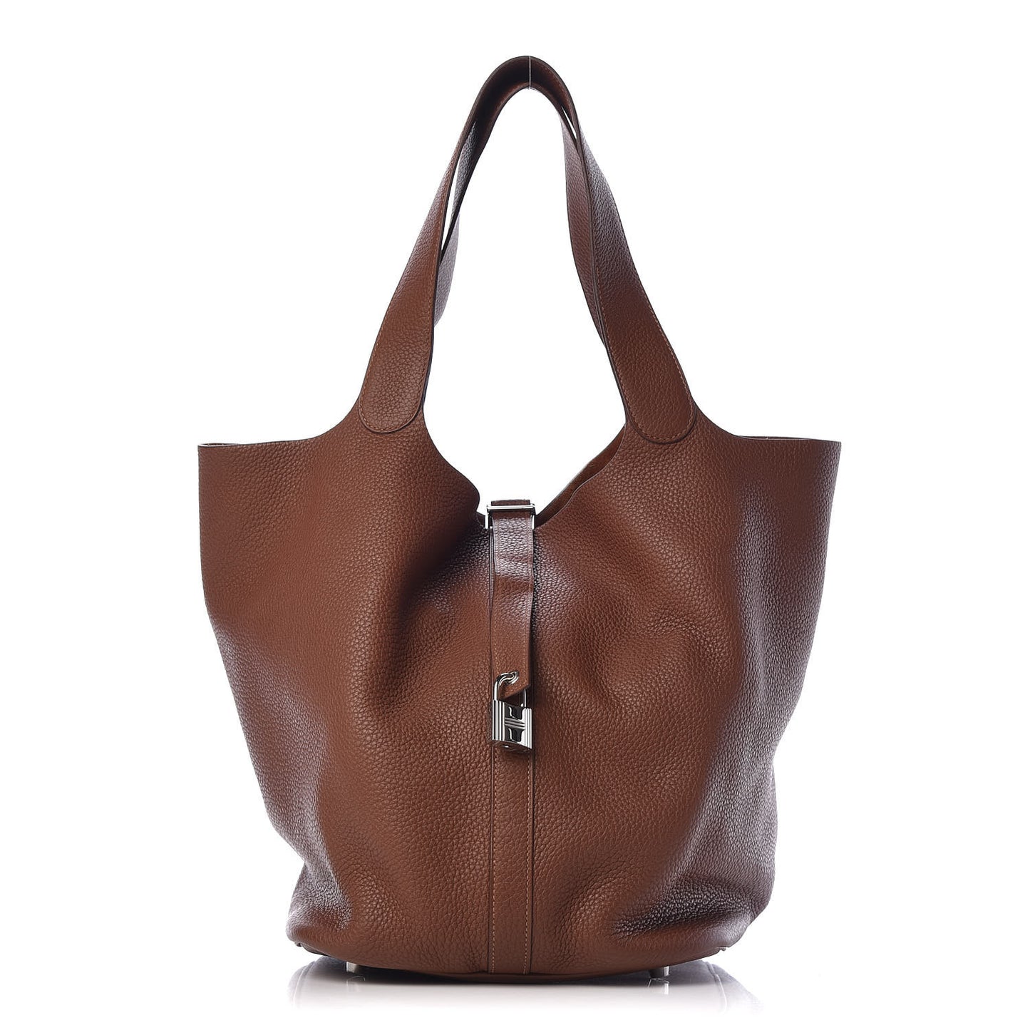 Taurillon Clemence Picotin Lock TGM Marron D'Inde