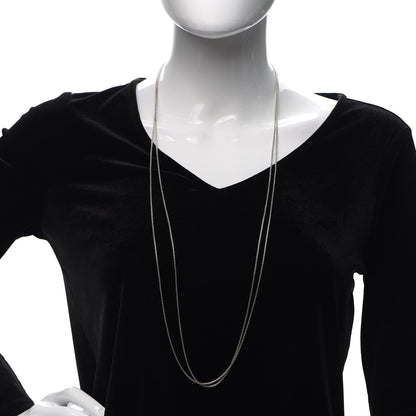 David Yurman Sterling Silver 14K Yellow Gold 1.7mm Box Chain Necklace 72" 2 of 5