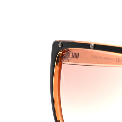 Gucci Studded Shield Sunglasses GG 3705/S Orange 7 of 8