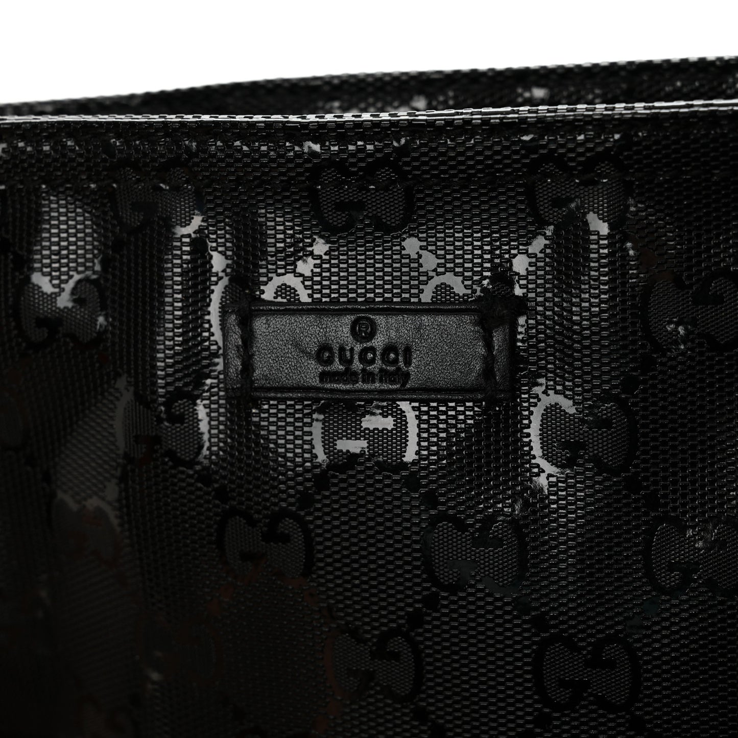 Imprime Monogram Small Flat Messenger Bag Black