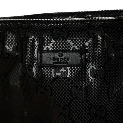 Gucci Imprime Monogram Small Flat Messenger Bag Black 7 of 11