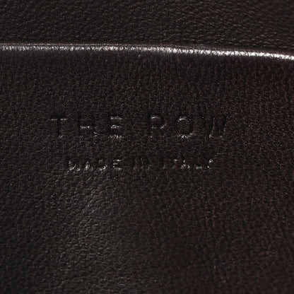 The Row Grained Calfskin Rene Crossbody Dark Brown 6 of 9