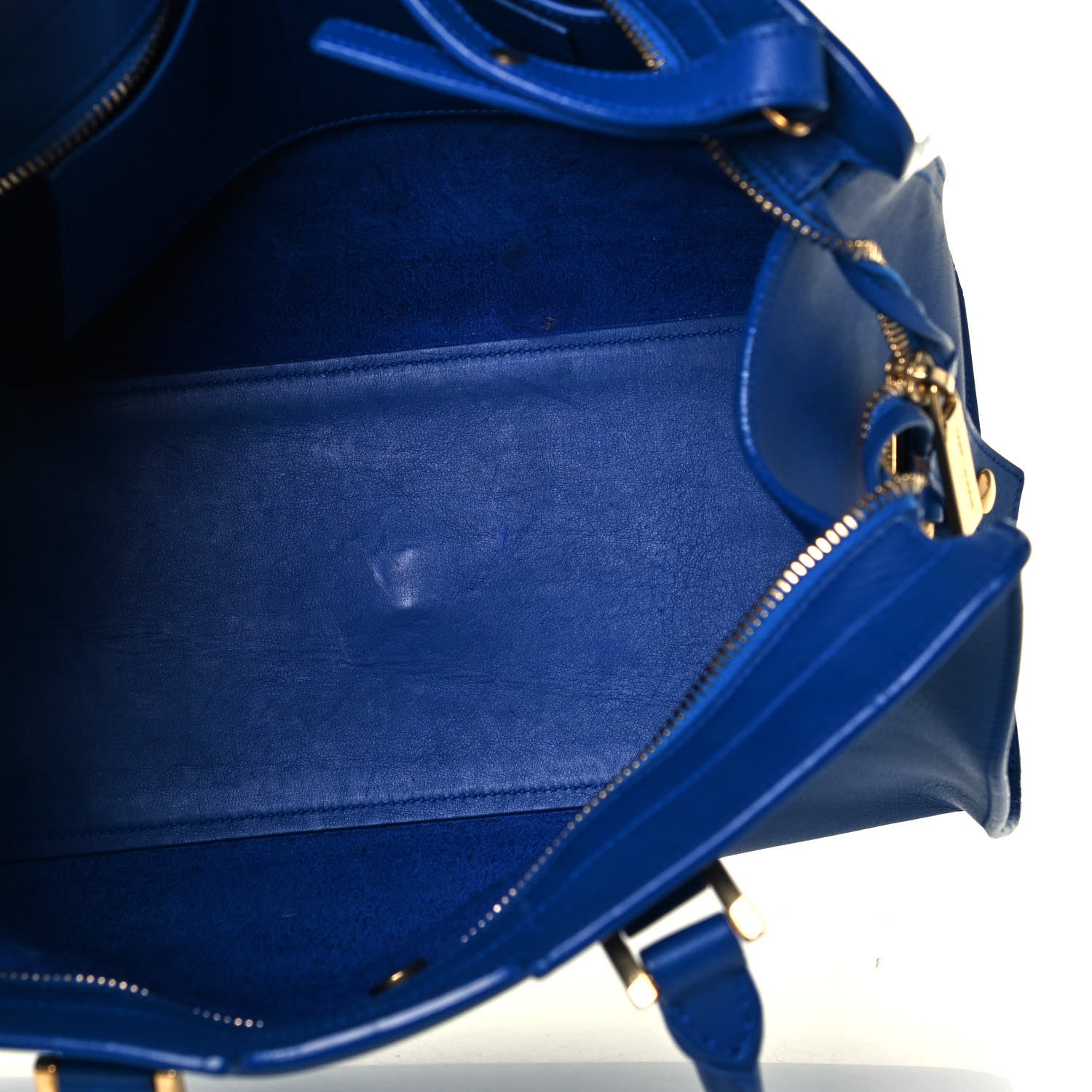 Saint Laurent Calfskin Small Classic Y Cabas Royal Blue 5 of 8