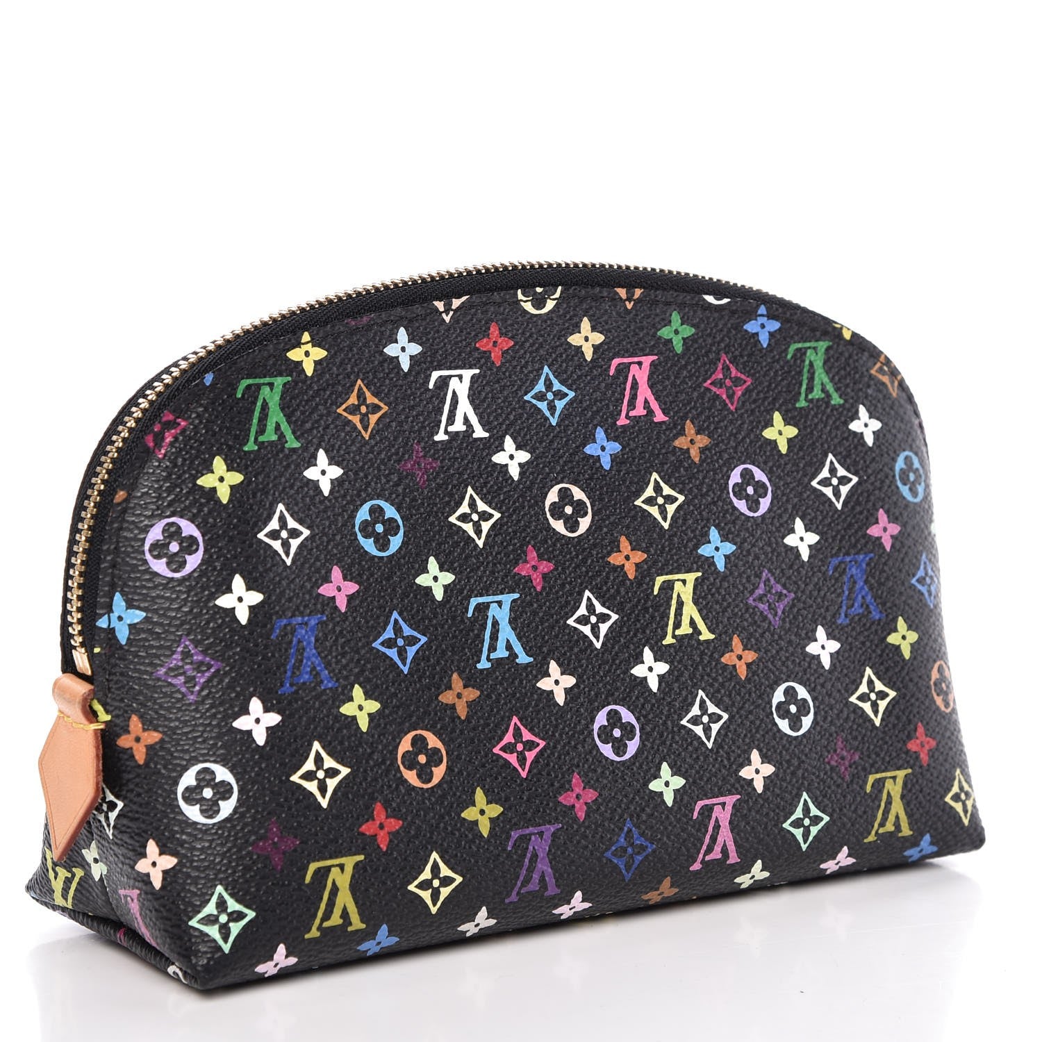 Louis Vuitton Monogram Multicolor Cosmetic Pouch Black Grenade 3 of 9