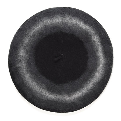 Christian Dior Rabbit Felt DiorArty Beret Black Grey 4 of 6