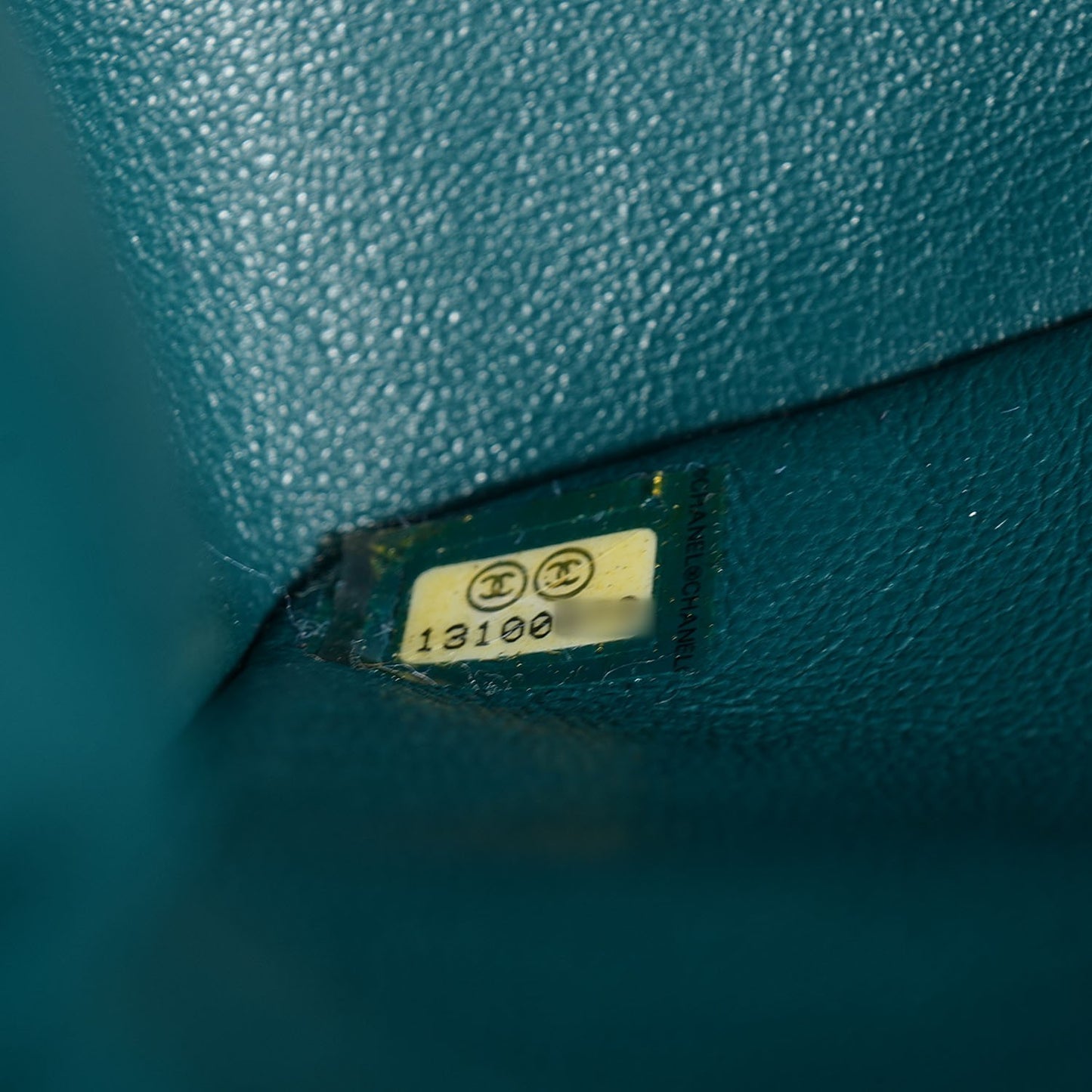 Lambskin Maxi Single Flap Turquoise