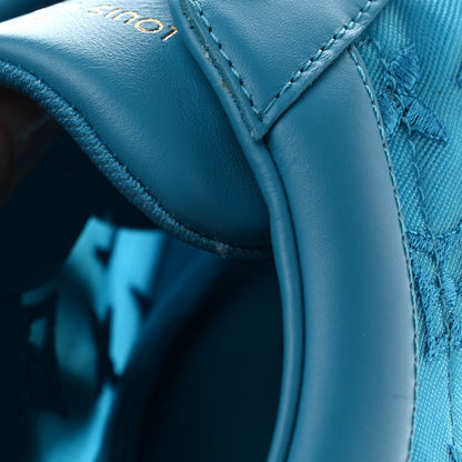 Louis Vuitton Monogram Luxembourg Sneaker 8.5 Blue 9 of 10