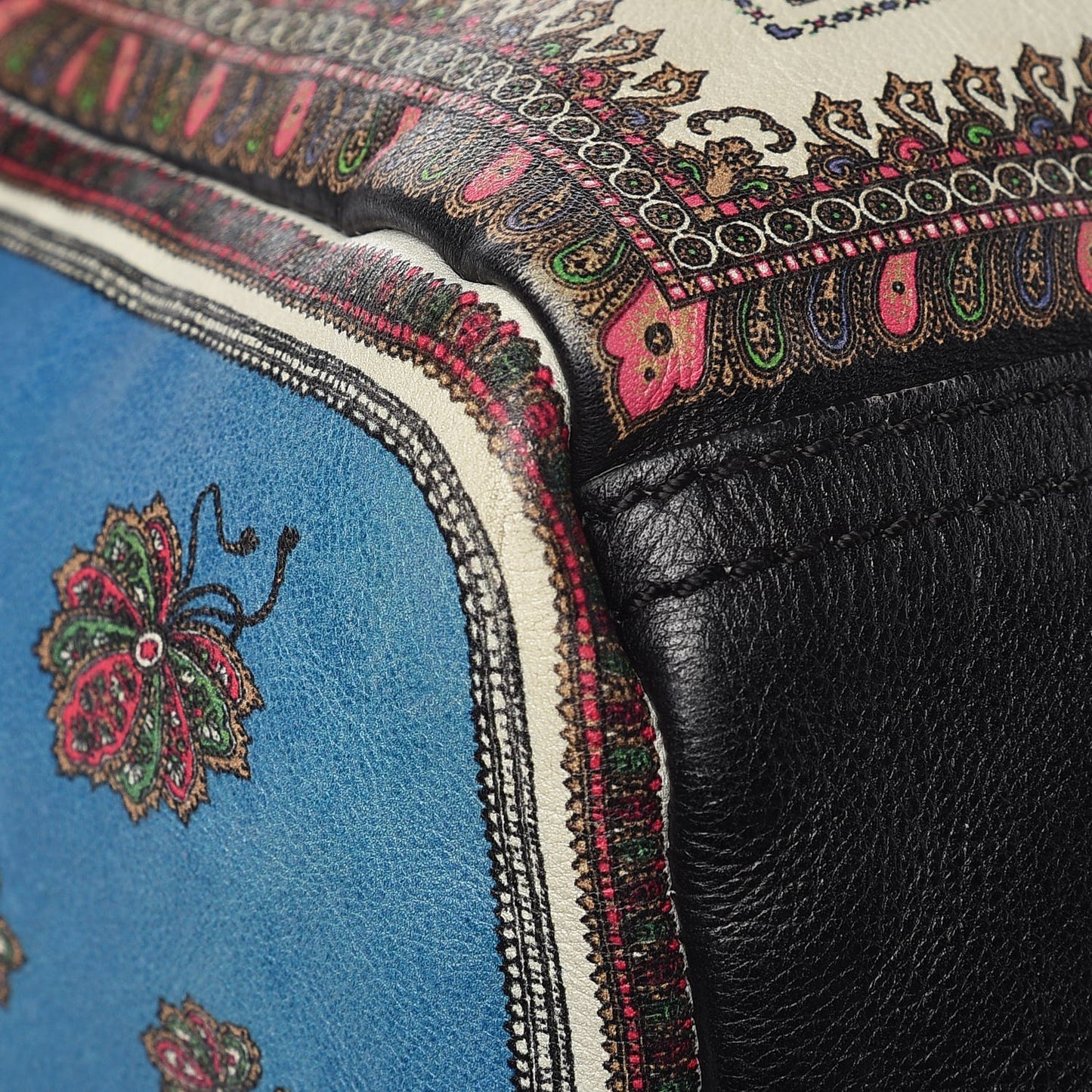 Lambskin Paisley Print Medium Pandora Brown Multicolor