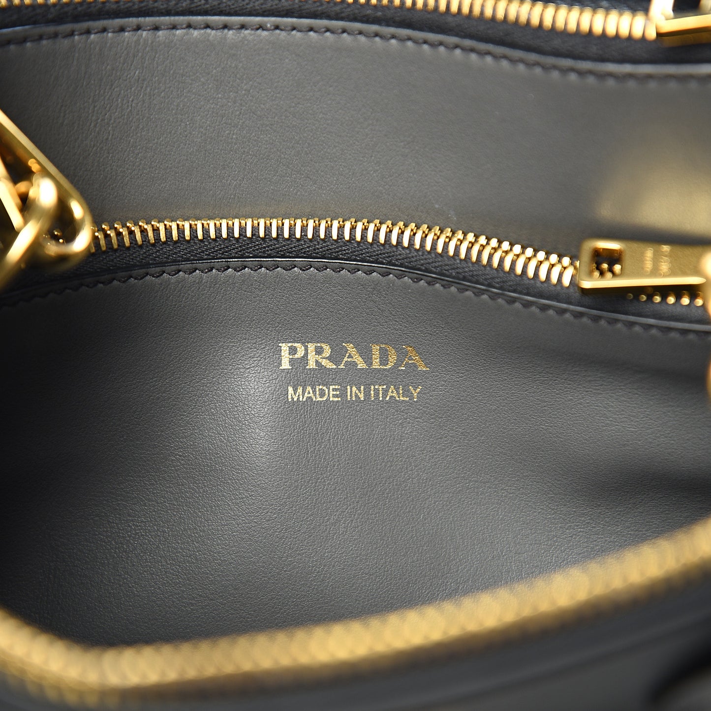 Saffiano City Calfskin Small Paradigme Bag Mercurio