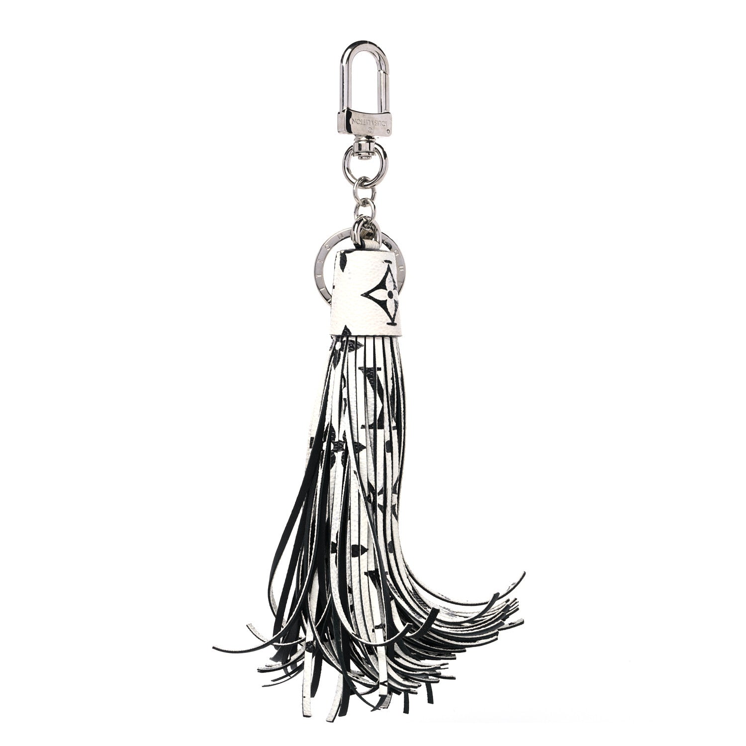 Louis Vuitton Monogram Tassel Bag Charm White 1 of 4