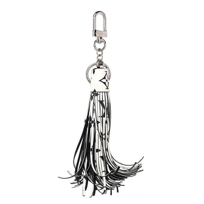 Louis Vuitton Monogram Tassel Bag Charm White 1 of 4
