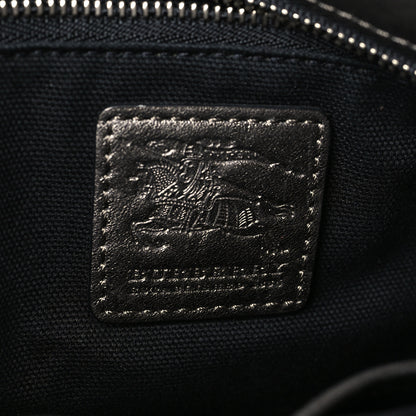 Burberry Shimmer Check Pilgrim Satchel Pewter 6 of 8