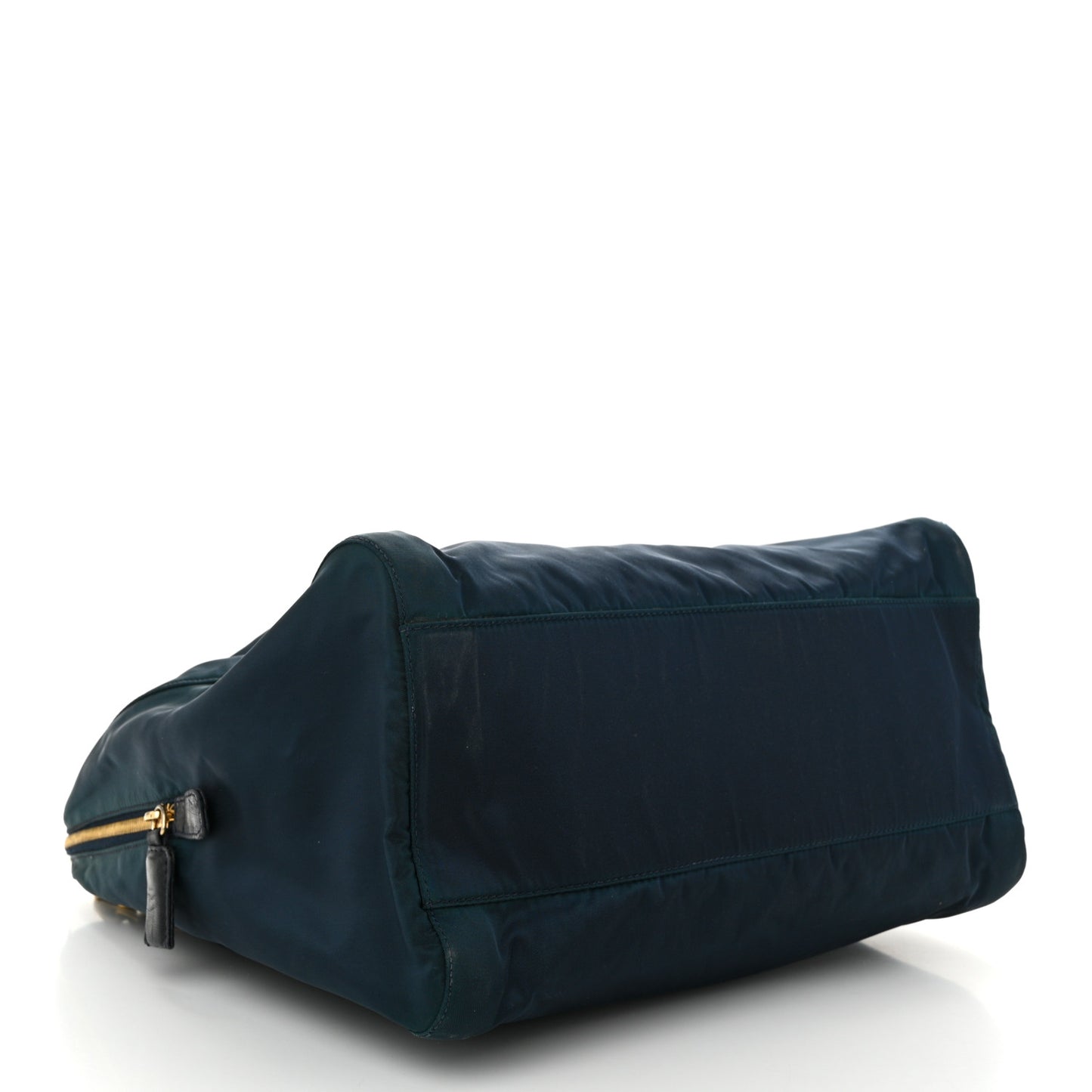 Tessuto Nylon Catena Chain Shoulder Bag Blue