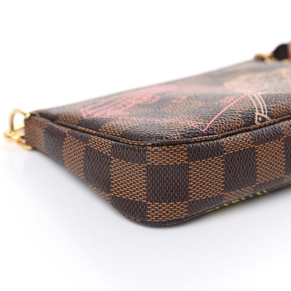 Louis Vuitton Damier Ebene 2014 Christmas Animation Mini Pochette Accessories 8 of 10