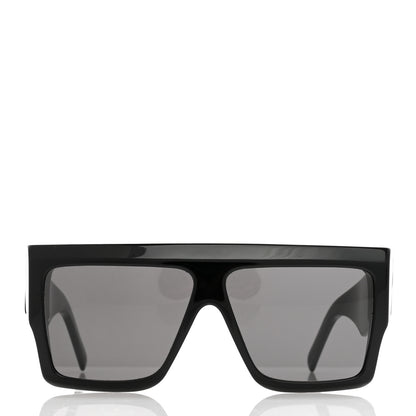 Celine Acetate Chunky Rectangle Sunglasses CL 40092I Black 2 of 11
