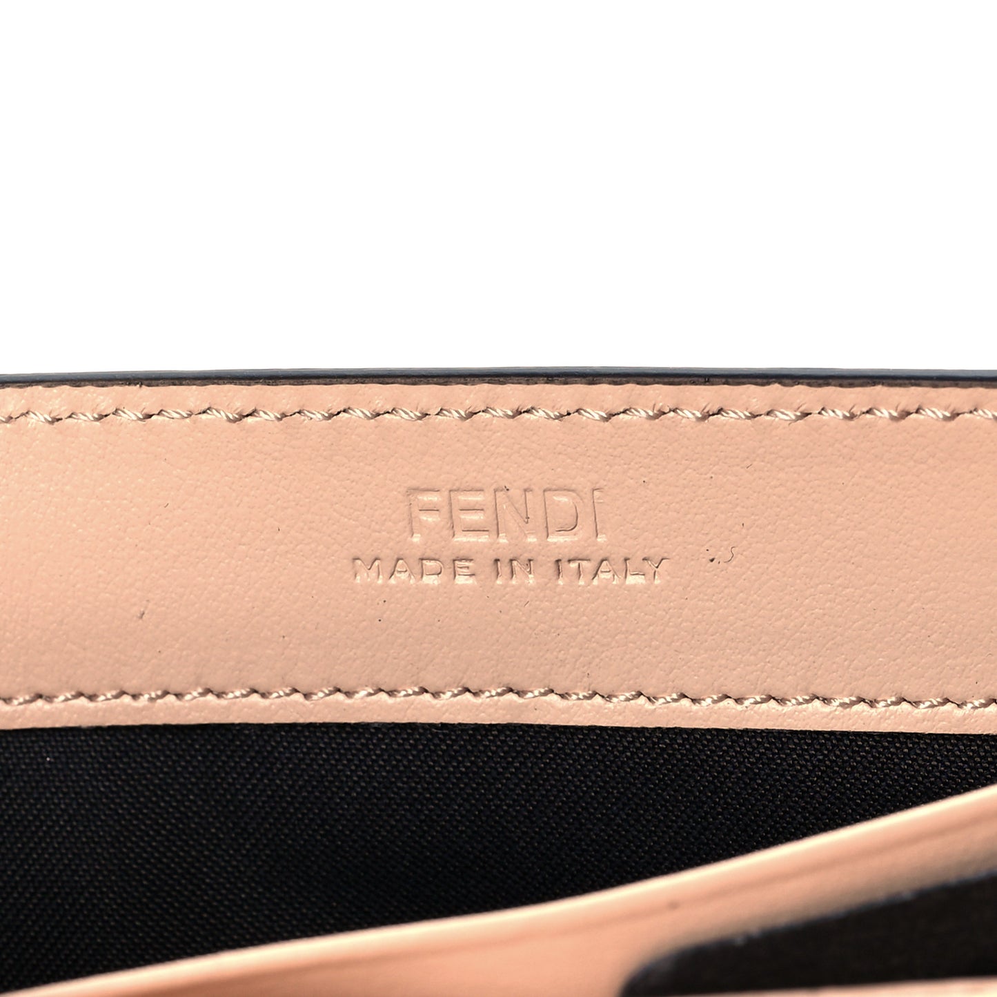 Vitello Cruise F is Fendi Bi-Color FF 1974 Embossed Continental Envelope Wallet On Chain Maya Black Light Rose